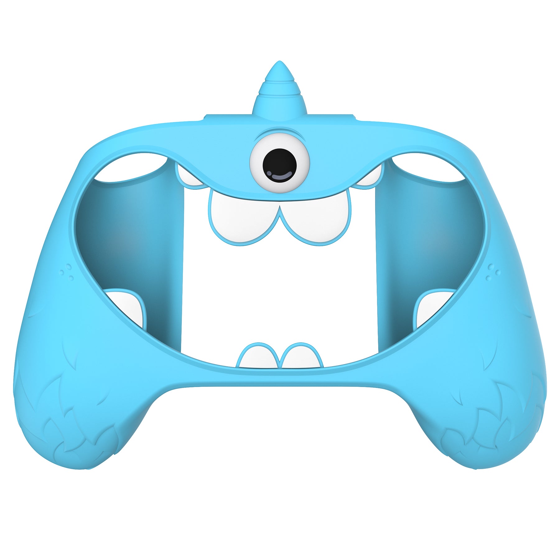 PlayVital MonoEye Monster Cute Silicone Cover with Thumb Grips Caps for Xbox Series X/S Controller - Blue PlayVital