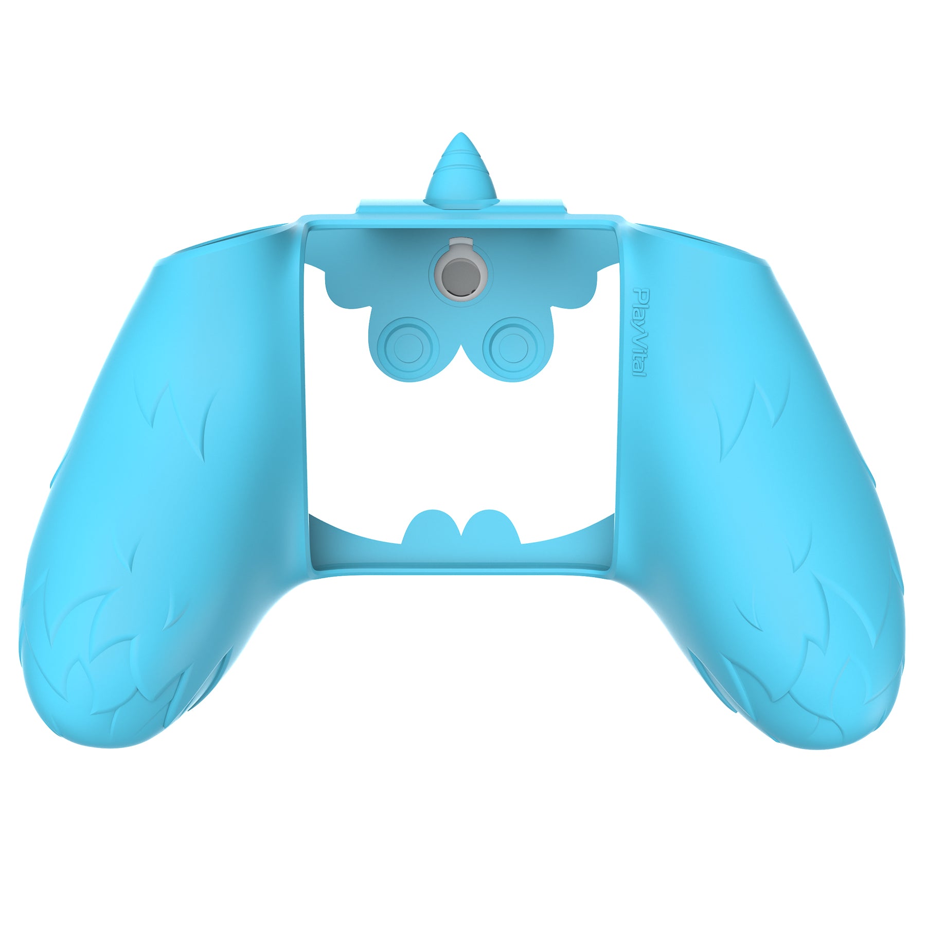 PlayVital MonoEye Monster Cute Silicone Cover with Thumb Grips Caps for Xbox Series X/S Controller - Blue PlayVital