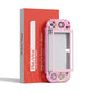 PlayVital PP&VV Hard Shell Protective Case with Screen Protector & Thumb Grip Caps & Button Caps for Nintendo Switch Lite - Pink - PSLYR018 playvital