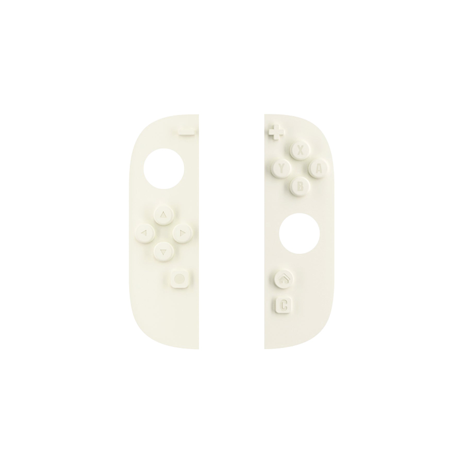 PlayVital Replaceable Spacer Pads for Nintendo Switch 2 Protective Case, Compatible with Cute Solid-Color Series & Solid Color Series – New Hope Gray PlayVital