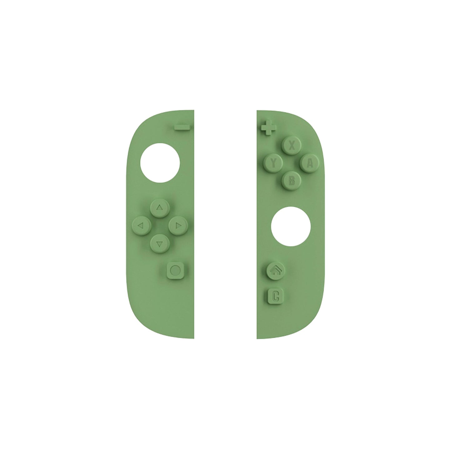 PlayVital Replaceable Spacer Pads for Nintendo Switch 2 Protective Case, Compatible with Cute Solid-Color Series & Solid Color Series – Matcha Green PlayVital