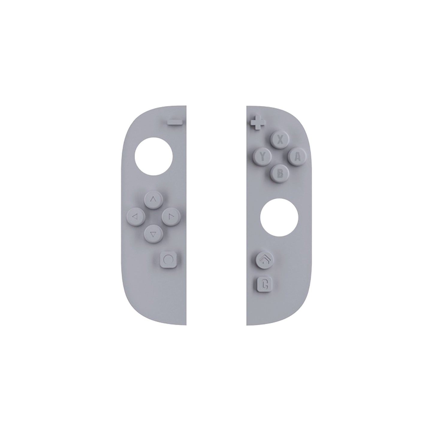 PlayVital Replaceable Spacer Pads for Nintendo Switch 2 Protective Case, Compatible with Cute Solid-Color Series & Solid Color Series – New Hope Gray PlayVital