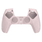 PlayVital Samurai Edition Anti-Slip Silicone Cover Skin with Thumb Grip Caps for PS5 Wireless Controller - Pink PlayVital