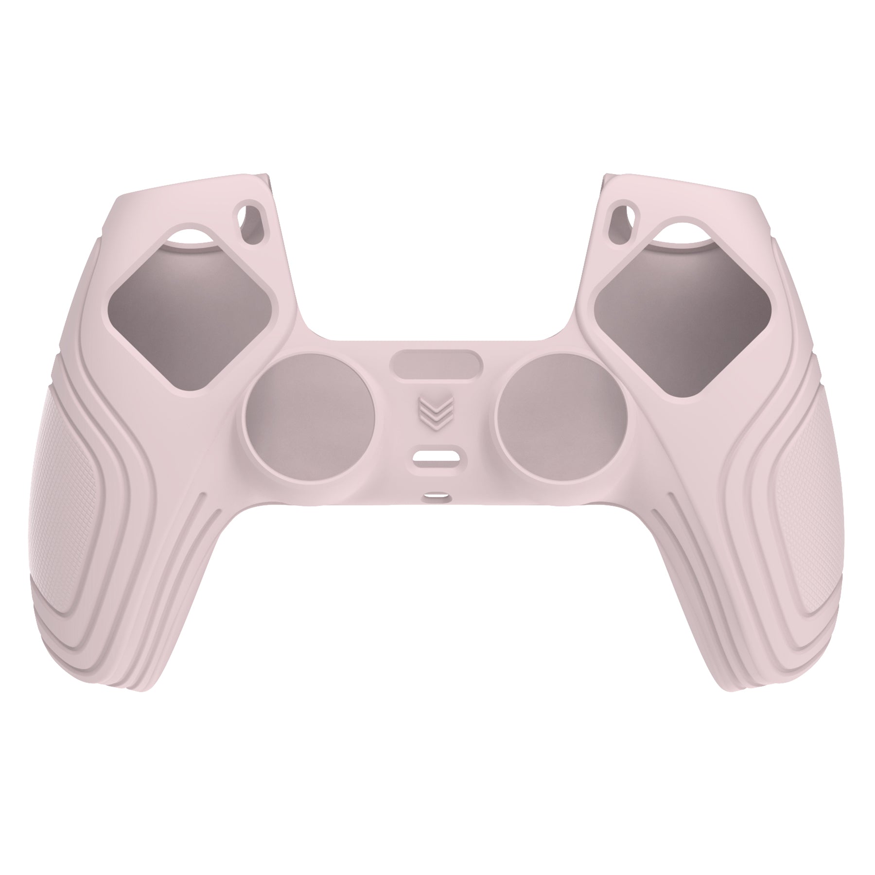 PlayVital Samurai Edition Anti-Slip Silicone Cover Skin with Thumb Grip Caps for PS5 Wireless Controller - Pink PlayVital