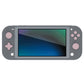 PlayVital Silicone Button Covers and Thumb Grip Set for Nintendo Switch & Switch OLED & Switch Lite ABXY Directional Key Button Caps with Switch Lite D-Pad Button Cap - Pink PlayVital