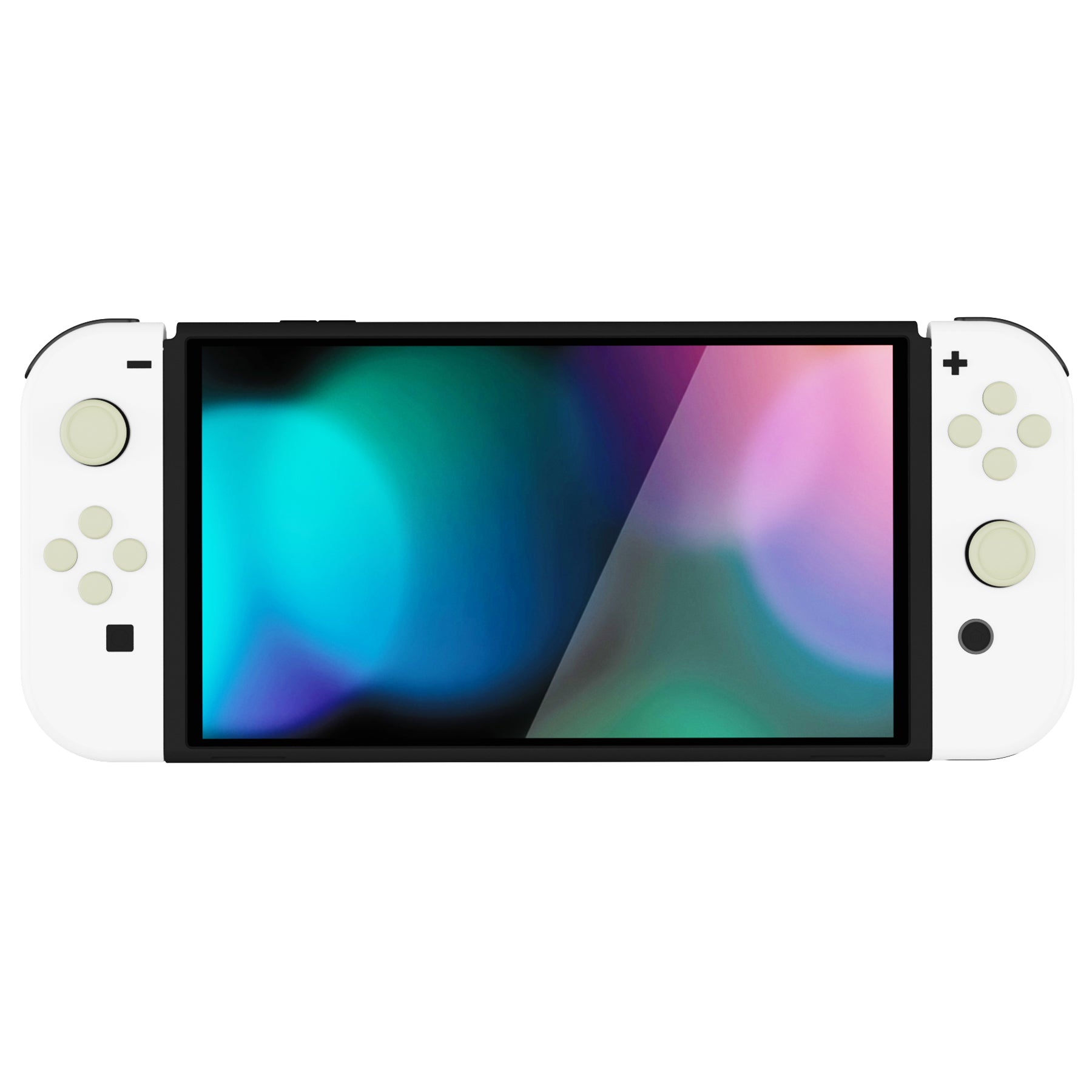 PlayVital Silicone Button Covers and Thumb Grip Set for Nintendo Switch & Switch OLED & Switch Lite ABXY Directional Key Button Caps with Switch Lite D-Pad Button Cap - Antique Yellow PlayVital