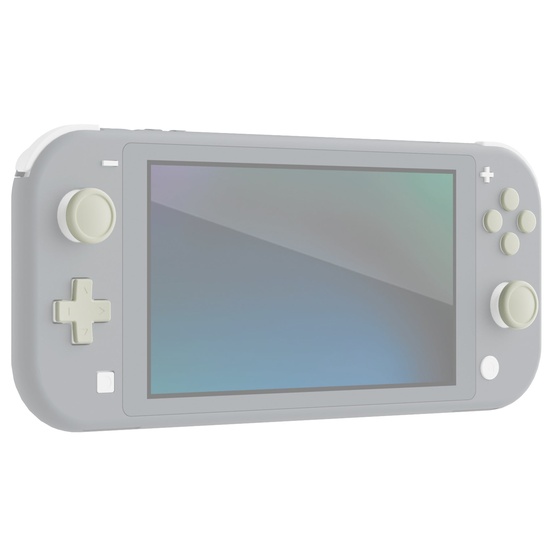 PlayVital Silicone Button Covers and Thumb Grip Set for Nintendo Switch & Switch OLED & Switch Lite ABXY Directional Key Button Caps with Switch Lite D-Pad Button Cap - Antique Yellow PlayVital