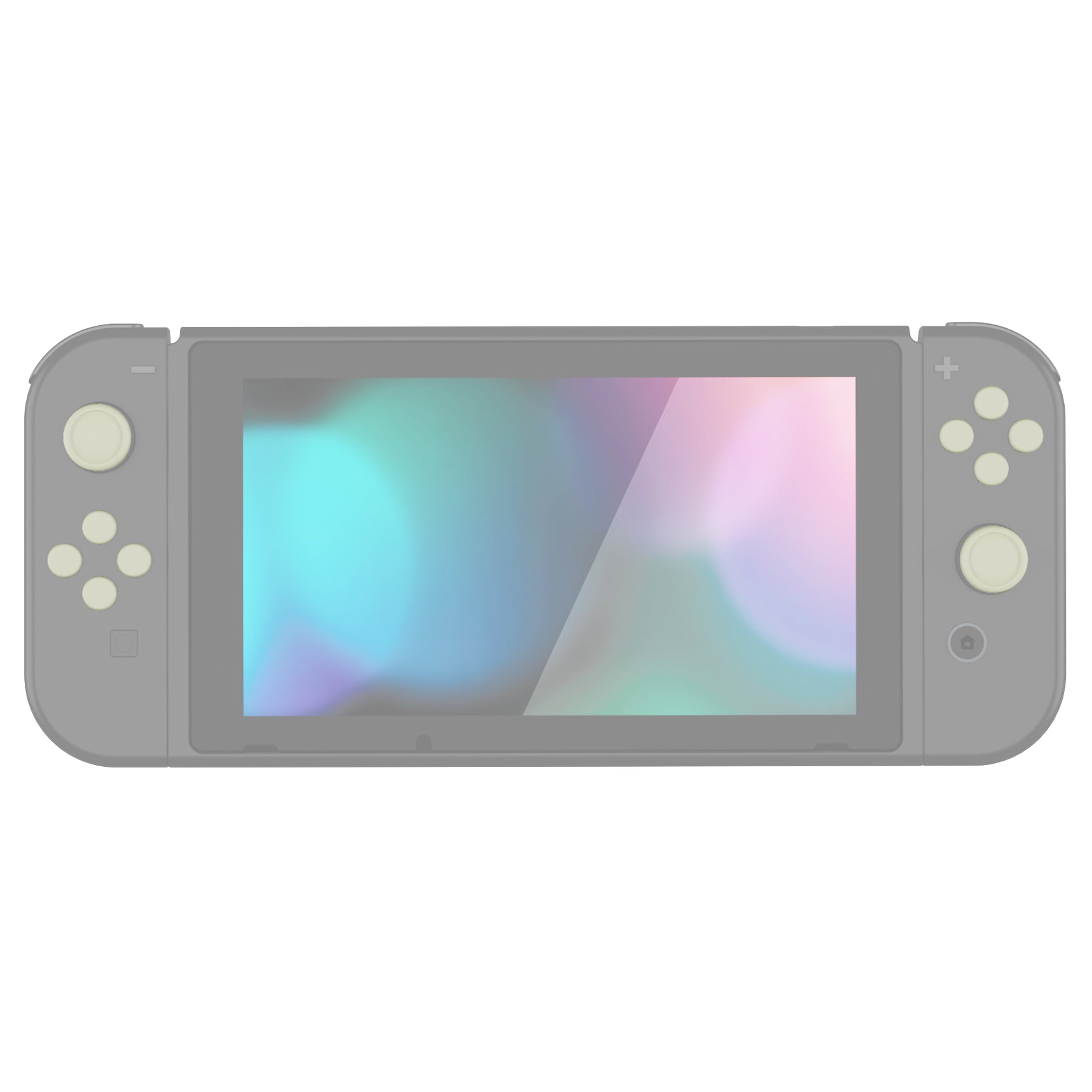 PlayVital Silicone Button Covers and Thumb Grip Set for Nintendo Switch & Switch OLED & Switch Lite ABXY Directional Key Button Caps with Switch Lite D-Pad Button Cap - Antique Yellow PlayVital