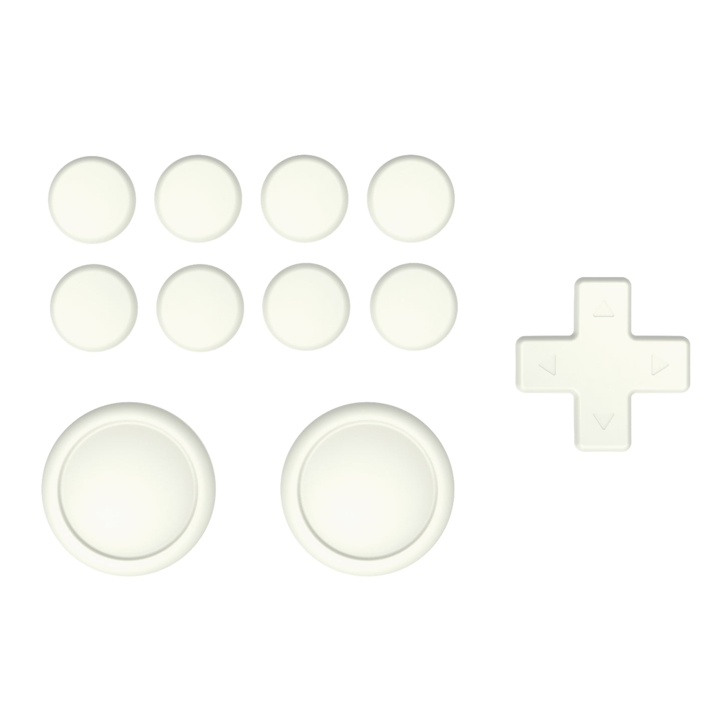 PlayVital Silicone Button Covers and Thumb Grip Set for Nintendo Switch & Switch OLED & Switch Lite ABXY Directional Key Button Caps with Switch Lite D-Pad Button Cap - Antique Yellow PlayVital