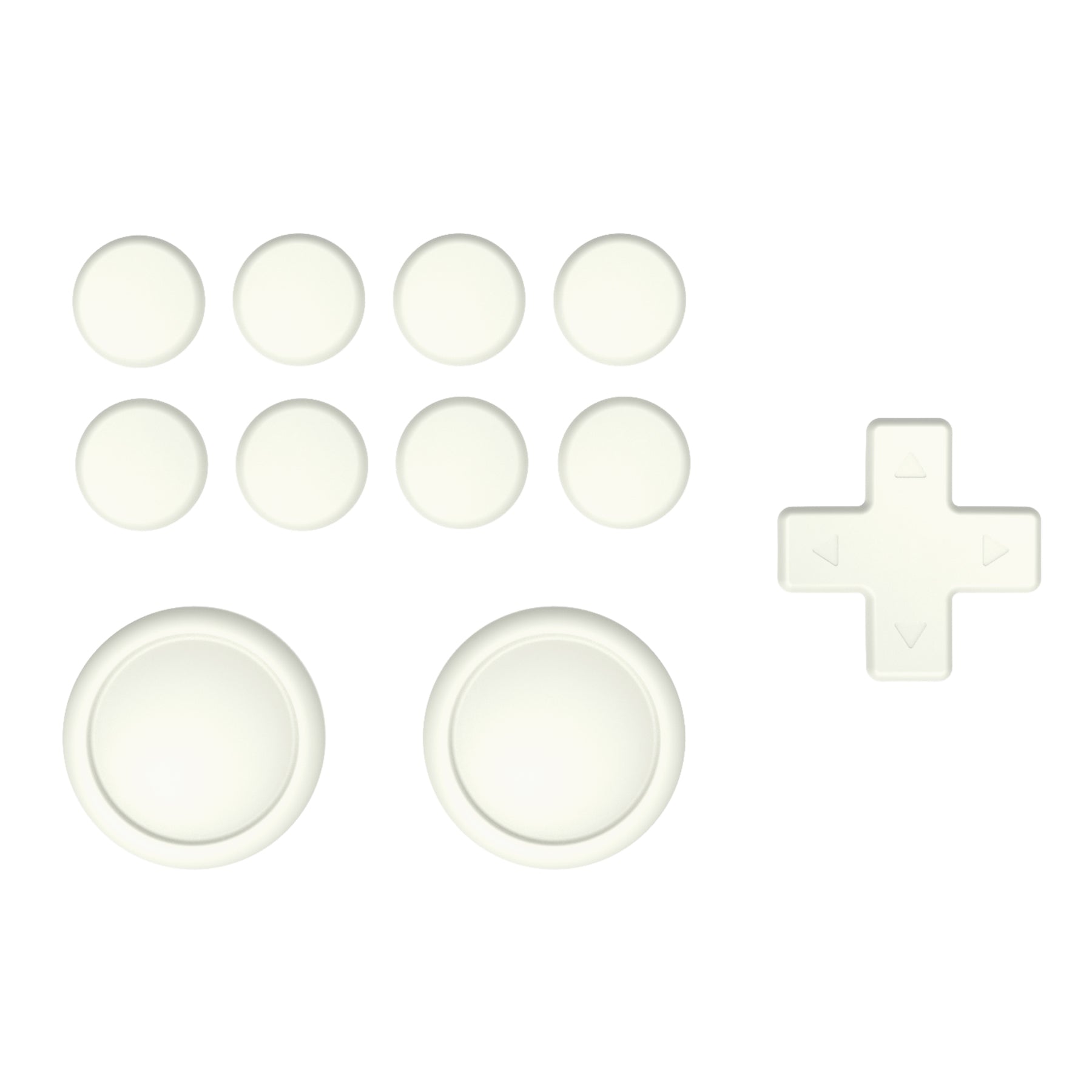 PlayVital Silicone Button Covers and Thumb Grip Set for Nintendo Switch & Switch OLED & Switch Lite ABXY Directional Key Button Caps with Switch Lite D-Pad Button Cap - Antique Yellow PlayVital