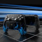 PlayVital for Steam Controller 2 Vinyl Skin (3-Pack), Scratch-Resistant, No-Residue Decal Stickers for Steam Controller Accessories – Blue Flame PlayVital