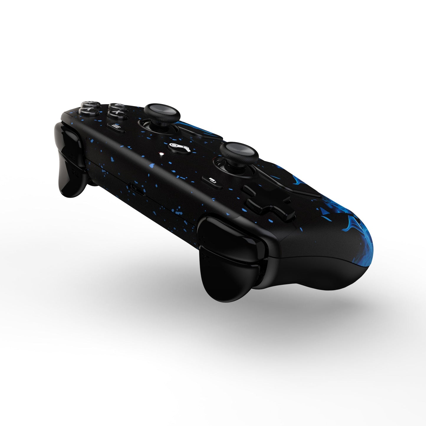 PlayVital for Steam Controller 2 Vinyl Skin (3-Pack), Scratch-Resistant, No-Residue Decal Stickers for Steam Controller Accessories – Blue Flame PlayVital