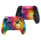 PlayVital for Steam Controller 2 Vinyl Skin (3-Pack), Scratch-Resistant, No-Residue Decal Stickers for Steam Controller Accessories – Colorful Triangle PlayVital
