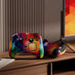 PlayVital for Steam Controller 2 Vinyl Skin (3-Pack), Scratch-Resistant, No-Residue Decal Stickers for Steam Controller Accessories – Colorful Triangle PlayVital