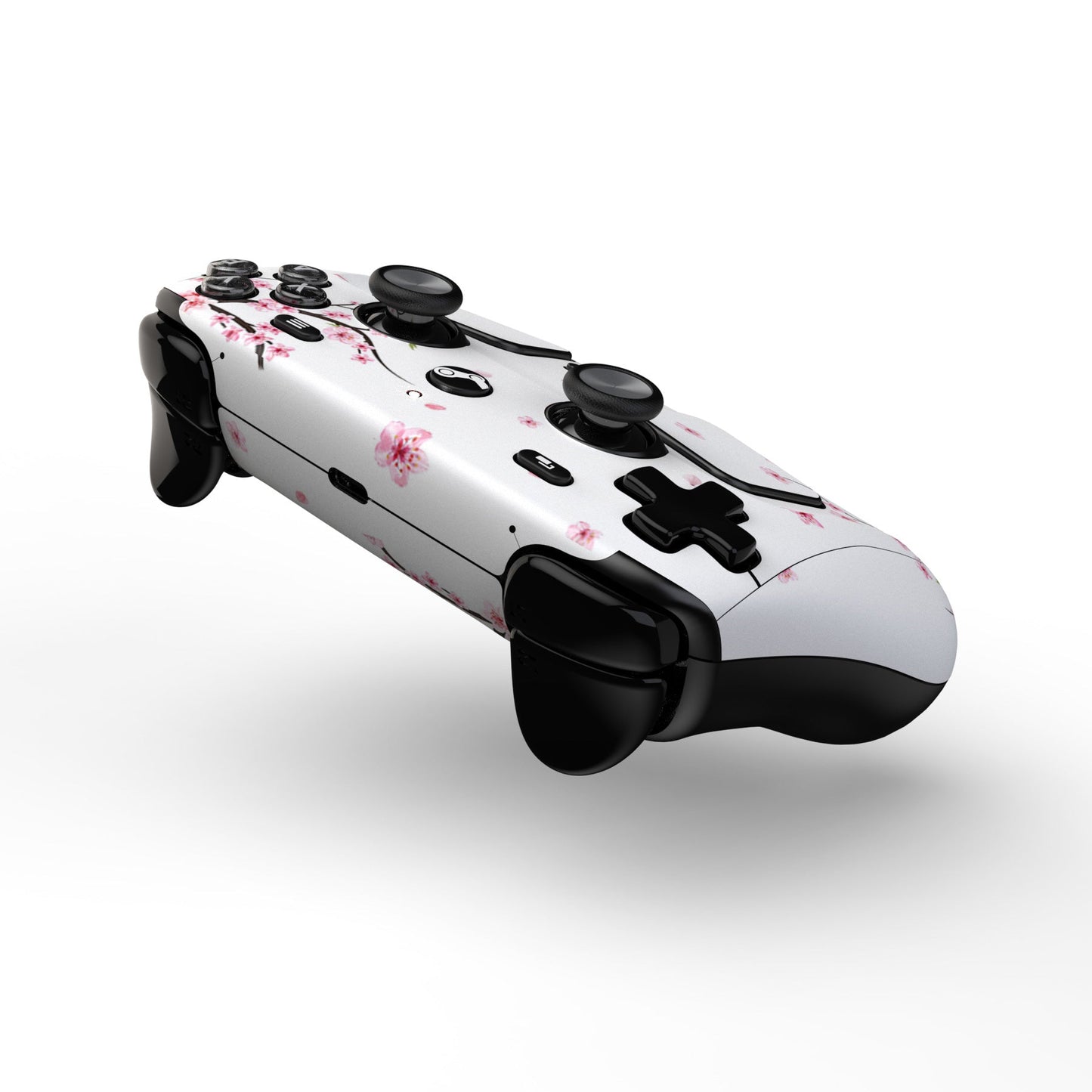 PlayVital for Steam Controller 2 Vinyl Skin (3-Pack), Scratch-Resistant, No-Residue Decal Stickers for Steam Controller Accessories – Falling Cherry Blossom PlayVital