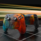 PlayVital for Steam Controller 2 Vinyl Skin (3-Pack), Scratch-Resistant, No-Residue Decal Stickers for Steam Controller Accessories – Orange Star Universe PlayVital