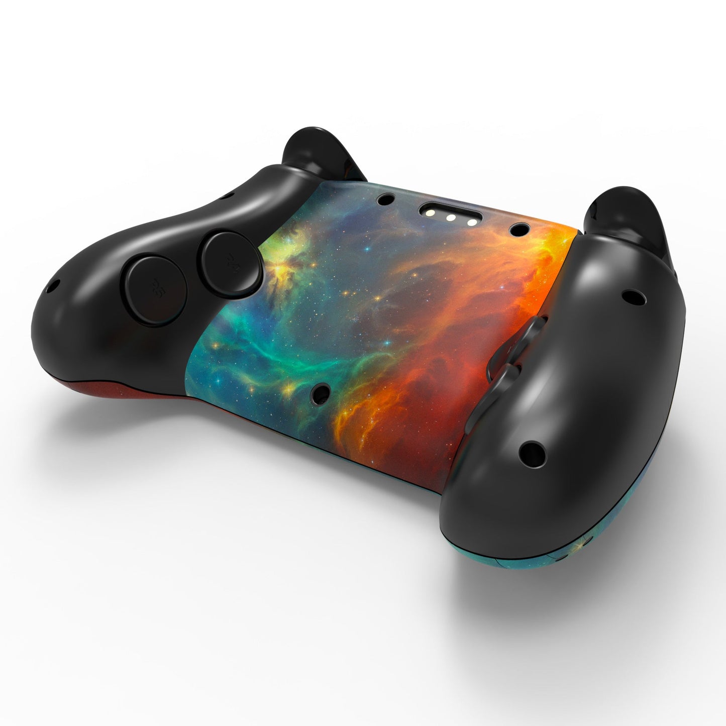 PlayVital for Steam Controller 2 Vinyl Skin (3-Pack), Scratch-Resistant, No-Residue Decal Stickers for Steam Controller Accessories – Orange Star Universe PlayVital