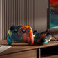 PlayVital for Steam Controller 2 Vinyl Skin (3-Pack), Scratch-Resistant, No-Residue Decal Stickers for Steam Controller Accessories – Orange Star Universe PlayVital
