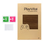 PlayVital for Steam Controller 2 Vinyl Skin (3-Pack), Scratch-Resistant, No-Residue Decal Stickers for Steam Controller Accessories – Wood Grain PlayVital