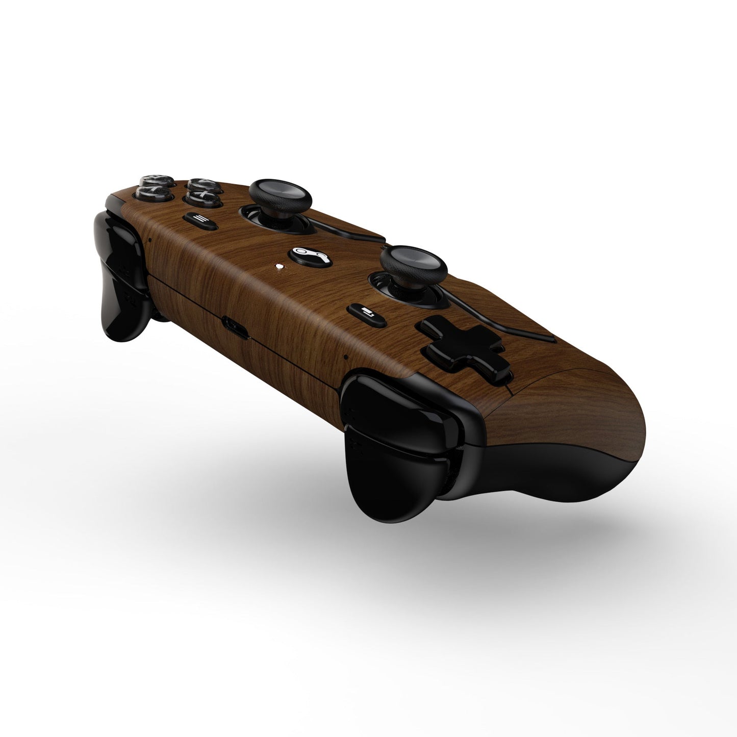 PlayVital for Steam Controller 2 Vinyl Skin (3-Pack), Scratch-Resistant, No-Residue Decal Stickers for Steam Controller Accessories – Wood Grain PlayVital