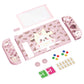 PlayVital ZealProtect Soft TPU Slim Protective Case with Tempered Glass Screen Protector & Thumb Grips & ABXY Direction Button Caps for NS Switch - Cosplay Puppy - RNSYV6029 playvital