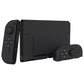 PlayVital UPGRADED Dockable Case Grip Cover for NS Switch, Ergonomic Protective Case for NS Switch, Separable Protector Hard Shell for Joycon - Black - ANSP3006 PlayVital
