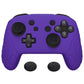 PlayVital Samurai Edition Ergonomic Silicone Skin Protective Case for Nintendo Switch Pro Controller, Soft Anti-slip Controller Grip Protector for Nintendo Switch Pro with Thumb Grip Caps - Purple - EBNPP003 PlayVital