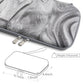PlayVital Pink Switch Lite Travel Carrying Case, Portable Pouch, Soft Velvet Lining Storage Bag for NS Switch Lite with Thumb Grips 8 Game Cards Slots Inner Pocket - Silver Swirl - LTW007 PlayVital