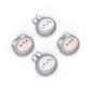 PlayVital Cosplaying Kitten & Puppy Joystick Caps for NS Switch, Thumbstick Caps for NS Switch Lite, Analog Cover for NS Switch OLED Joycon Thumb Grip Caps for NS Switch & NS Switch Lite & NS Switch OLED -Light Gray - NJM1175 playvital