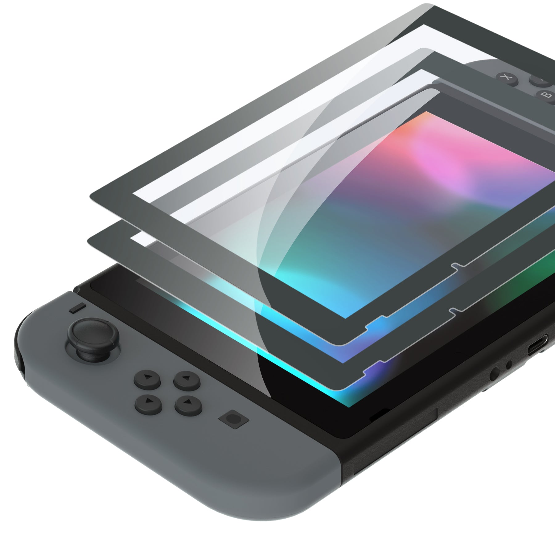 PlayVital Nintendo Switch Tempered Glass Screen Protector