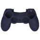 PlayVital Guardian Edition Midnight Blue Ergonomic Soft Anti-Slip Controller Silicone Case Cover for PS4, Rubber Protector Skins with Black Joystick Caps for PS4 Slim PS4 Pro Controller - P4CC0061 playvital