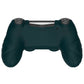 PlayVital Guardian Edition Racing Green Ergonomic Soft Anti-Slip Controller Silicone Case Cover for ps4, Rubber Protector Skins with black Joystick Caps for PS4 Slim PS4 Pro Controller - P4CC0062 playvital