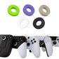 PlayVital 5 Pairs Aim Assist Target Motion Control Precision Rings for ps5, for ps4, for Xbox Series X/S, Xbox One, Xbox 360, for Switch Pro Controller, for Steam Deck - Green Purple Gray Black White - PFPJ117 PlayVital