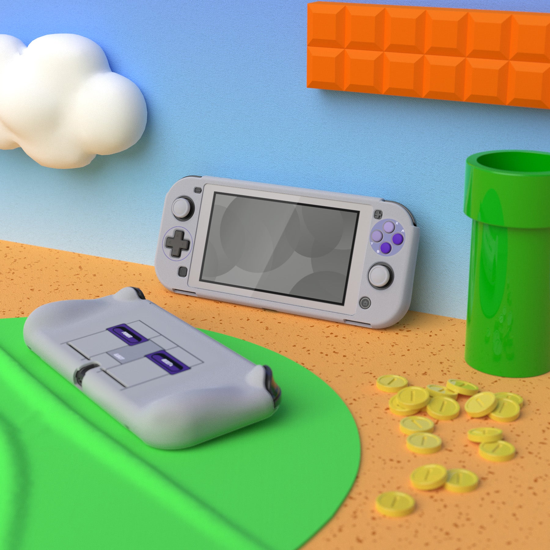 PlayVital Nintendo Switch Lite Protective Case - ZealProtect