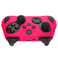 PlayVital Scorpion Edition Two-Tone Anti-Slip Silicone Case Cover for Xbox Series X/S Controller, Soft Rubber Case for Xbox Core Controller with Thumb Grip Caps - Bright Pink & Black - SPX3007 PlayVital