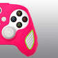 PlayVital Scorpion Edition Two-Tone Anti-Slip Silicone Case Cover for Xbox Series X/S Controller, Soft Rubber Case for Xbox Core Controller with Thumb Grip Caps - Bright Pink & White - SPX3008 PlayVital