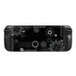 PlayVital Full Set Protective Skin Decal for Steam Deck, Custom Stickers Vinyl Cover for Steam Deck Handheld Gaming PC - Dynamic Sketch Black - SDTM018 playvital