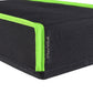PlayVital Black Nylon Dust Cover for Xbox Series S Console, Soft Neat Lining Dust Guard, Anti Scratch Waterproof Cover Sleeve for Xbox Series S Console - Neon Green Trim - X3PJ021 PlayVital