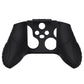 PlayVital Samurai Edition Black Anti-slip Controller Grip Silicone Skin, Ergonomic Soft Rubber Protective Case Cover for Xbox Series S/X Controller with Black Thumb Stick Caps - WAX3001 PlayVital