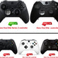 PlayVital Samurai Edition Anti Slip Silicone Case Cover for Xbox Elite Wireless Controller Series 2, Ergonomic Soft Rubber Skin Protector for Xbox Elite Series 2 with Thumb Grip Caps - Black - XBE2M001 playvital