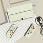 PlayVital ZealProtect Soft Protective Case for Switch OLED, Flexible Protector Joycon Grip Cover for Switch OLED with Thumb Grip Caps & ABXY Direction Button Caps - Antique Yellow - XSOYM5005 playvital