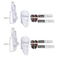 PlayVital Dune 2 Pairs Trigger Stop Shoulder Buttons Extension Kit for ps5 Controller, Stopper Bumper Trigger Extenders Game Improvement Adjusters for ps5 Controller - White - YCPFM002 PlayVital