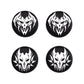 PlayVital Thumb Grip Caps for Steam Deck, Silicone Thumbsticks Grips Joystick Caps for Steam Deck - Lich Demons - YFSDM001 PlayVital