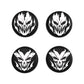 PlayVital Thumb Grip Caps for Steam Deck, Silicone Thumbsticks Grips Joystick Caps for Steam Deck - Fire Demons - YFSDM002 PlayVital