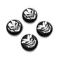 PlayVital Thumb Grip Caps for Steam Deck, Silicone Thumbsticks Grips Joystick Caps for Steam Deck - Fire Demons - YFSDM002 PlayVital