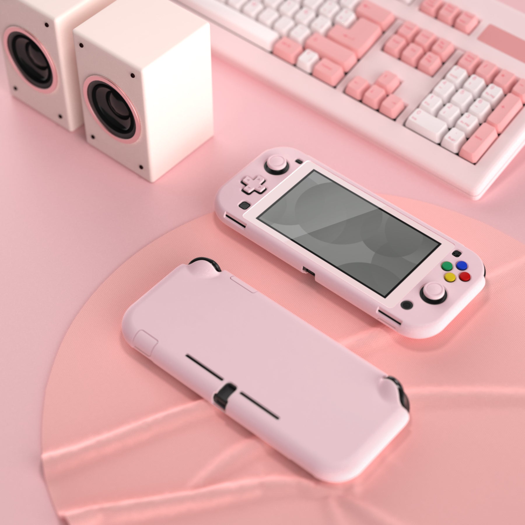 Pink Japanese Switch Case Nintendo Switch Skin ZOOMHITSKINS OLED
